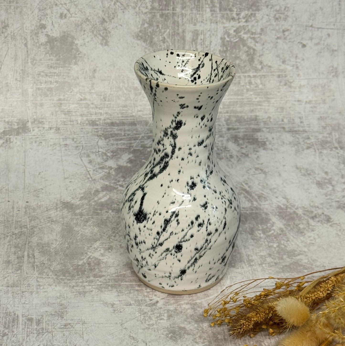 Vase - Black Splatter