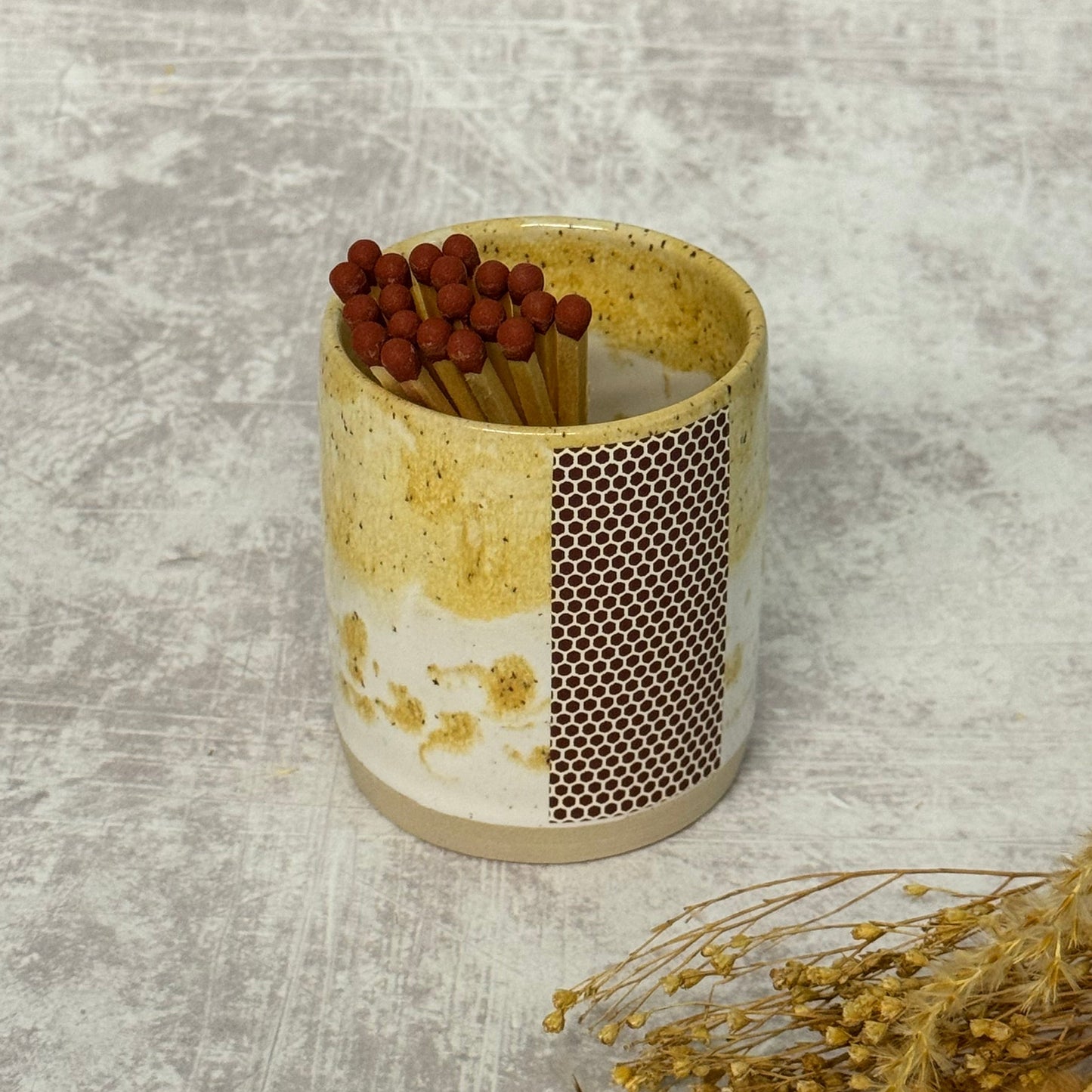 Matchpot - Ochre