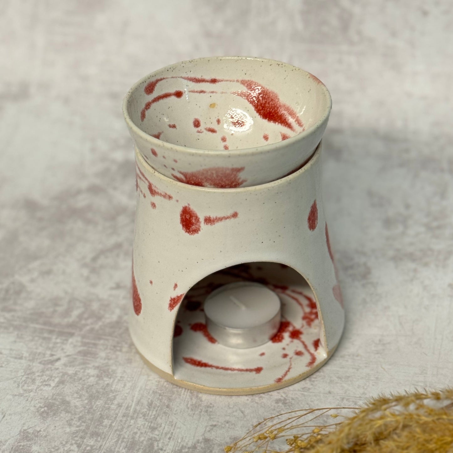 Waxmelt Burner - Red Splatter