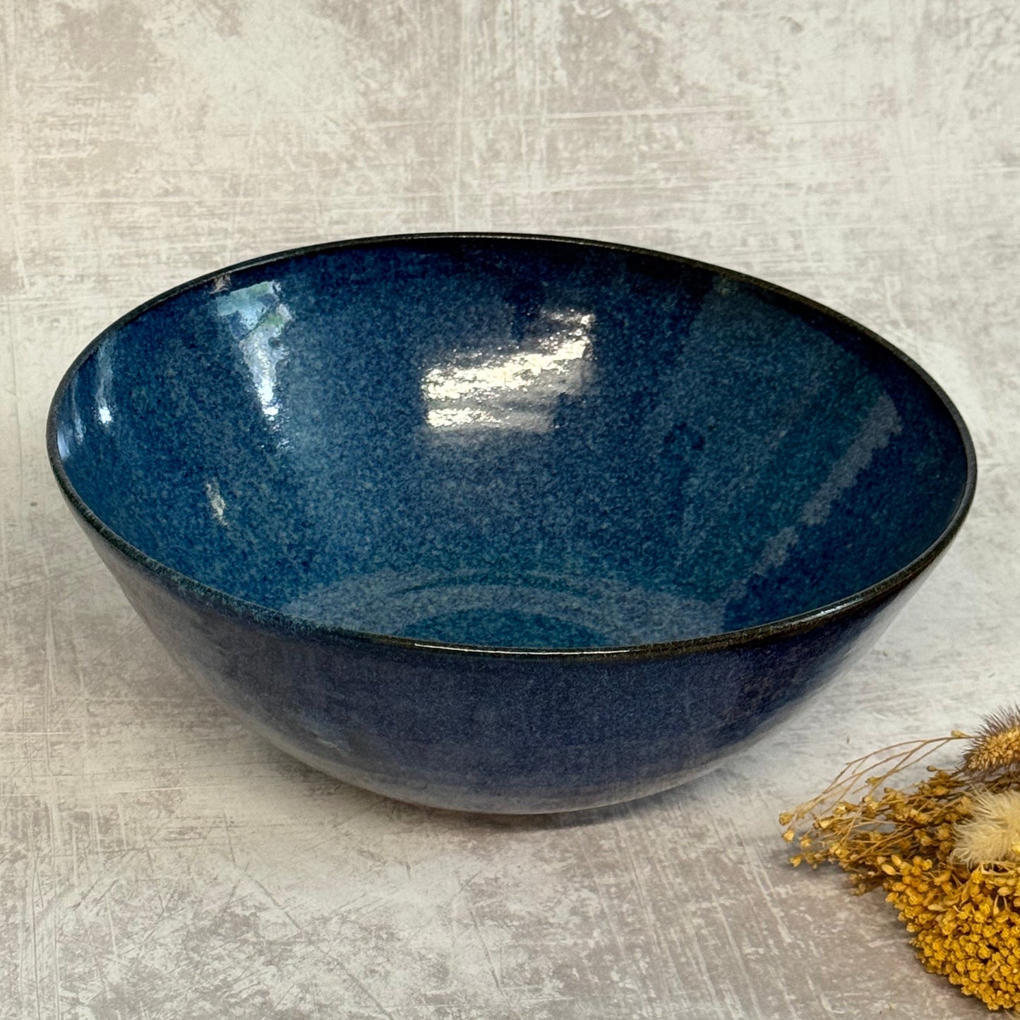 Serving Bowl - Deep Blue Sea Design