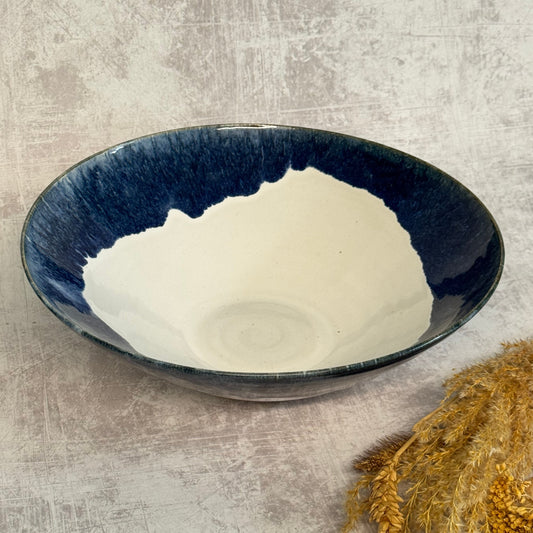 Serving Bowl - Lapping Waves Design