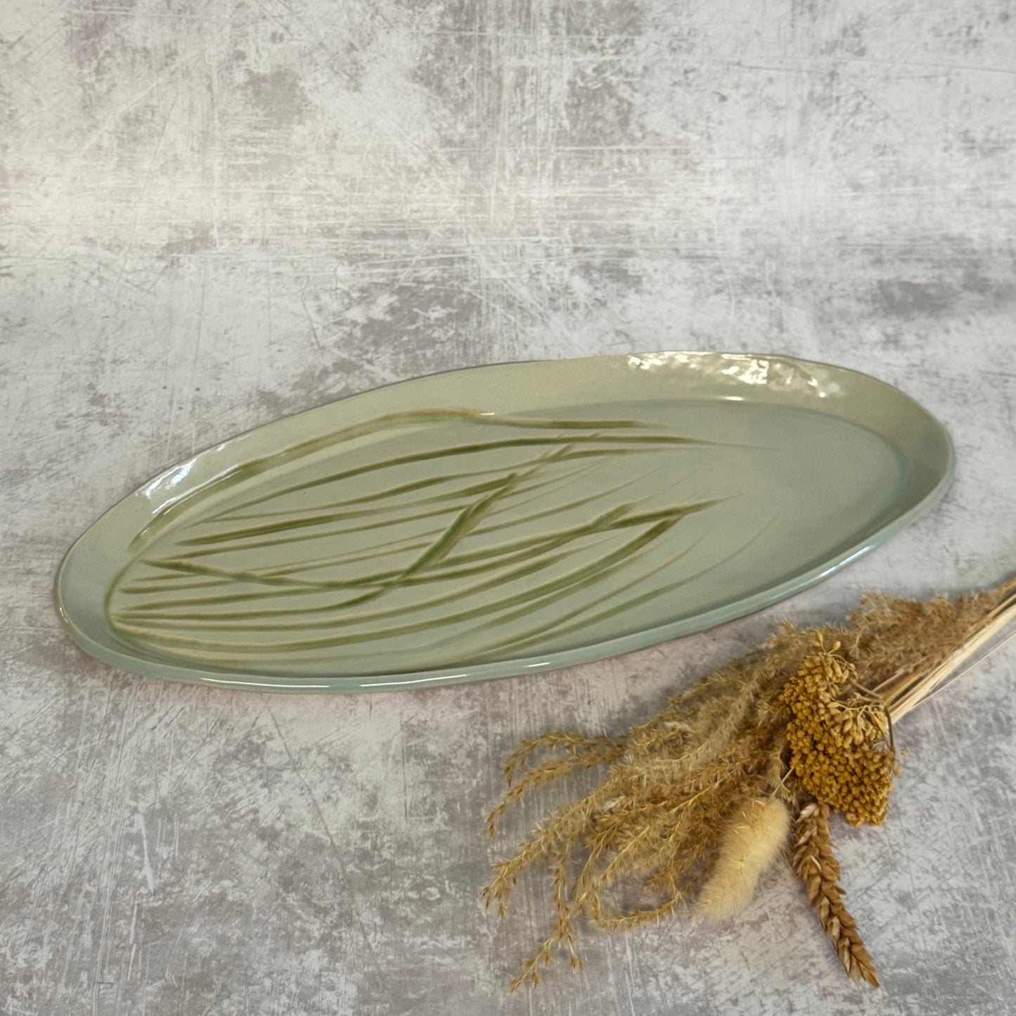 Platter - Grasses In The Wind Design