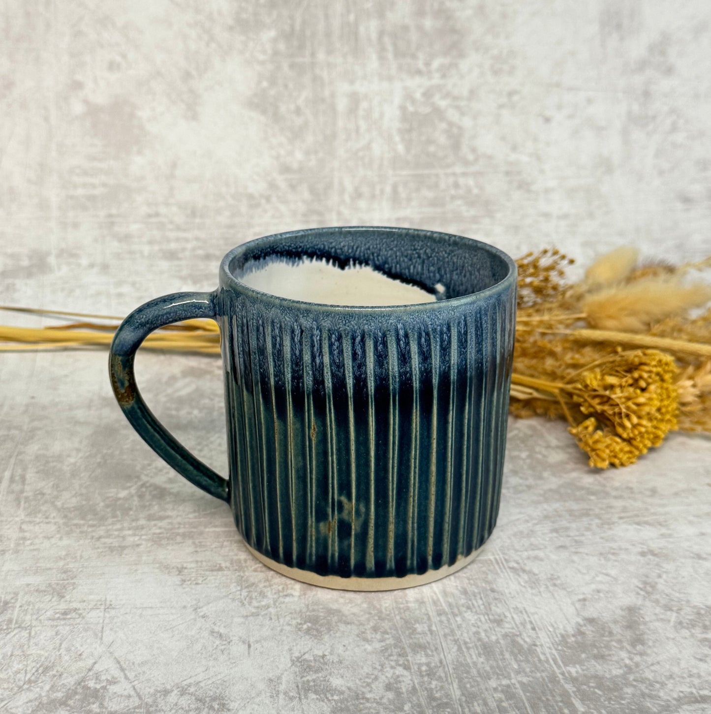 Carved Deep Blue Sea Design Mug