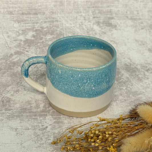 Espresso Cup - Turquoise/White