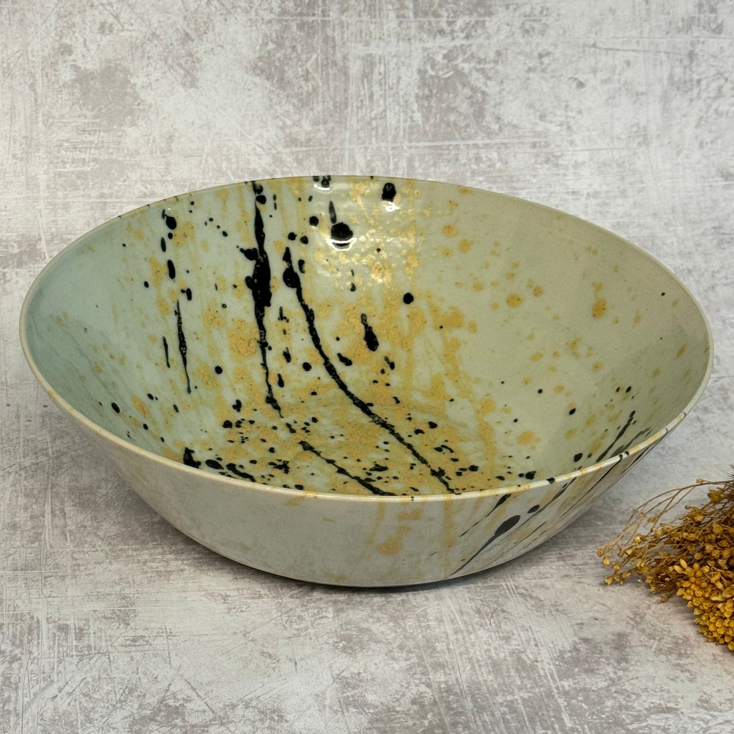 Serving Bowl - Splatter Design