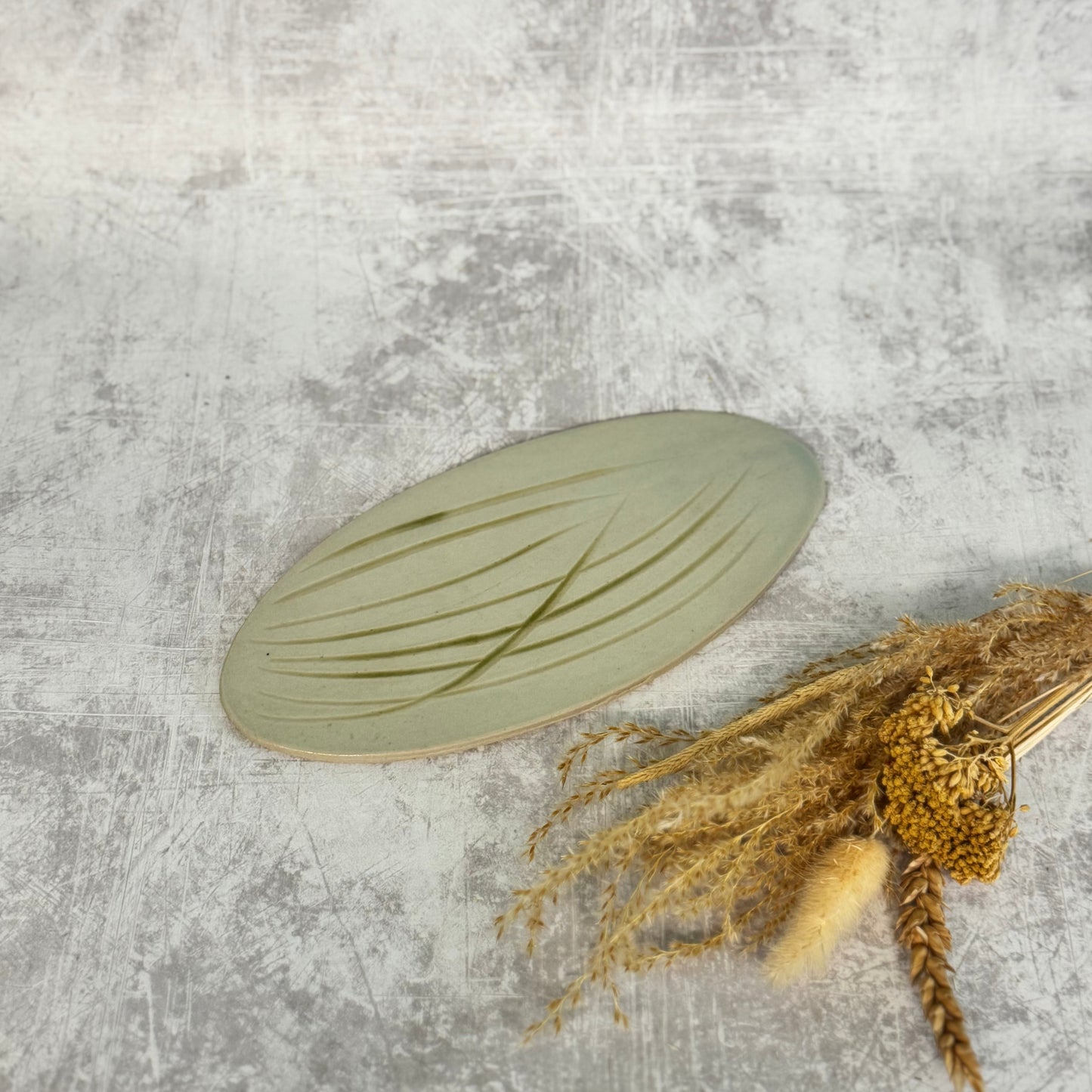 Platter/Cheese Plate - Grasses In The Wind Design