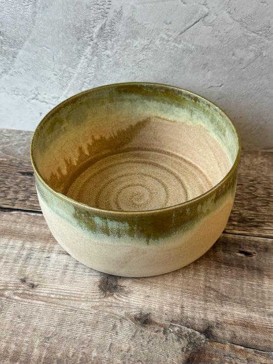Large Dog Bowl - Sandy Dunes Design